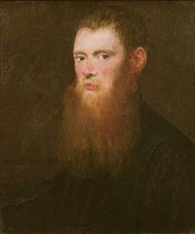 Portrait of a Bearded Man, Thought to be Lorenzo Soranzo by Jacopo Robusti Tintoretto